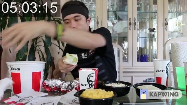 Matt Stonie KFC Entire Menu Challenge in Reverse смотреть онлайн