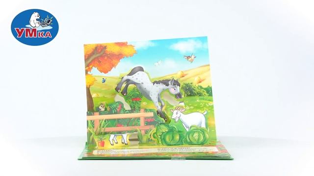 Книжка-панорамка для малышей «М. Дружинина. Домашние животные», Умка 978-5-506-01413-3 смотреть онлайн