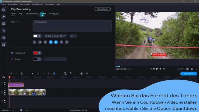Wie Sie einem Video einen TIMER hinzufügen | Videobearbeitung (Tutorial 2021) смотреть онлайн