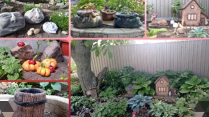 Все мои садовые поделки, сделанные своими руками из раствора.