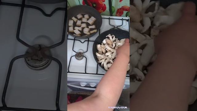 Картошечка по Деревенски с грибочками😋👌☝рецепт приготовления ❤