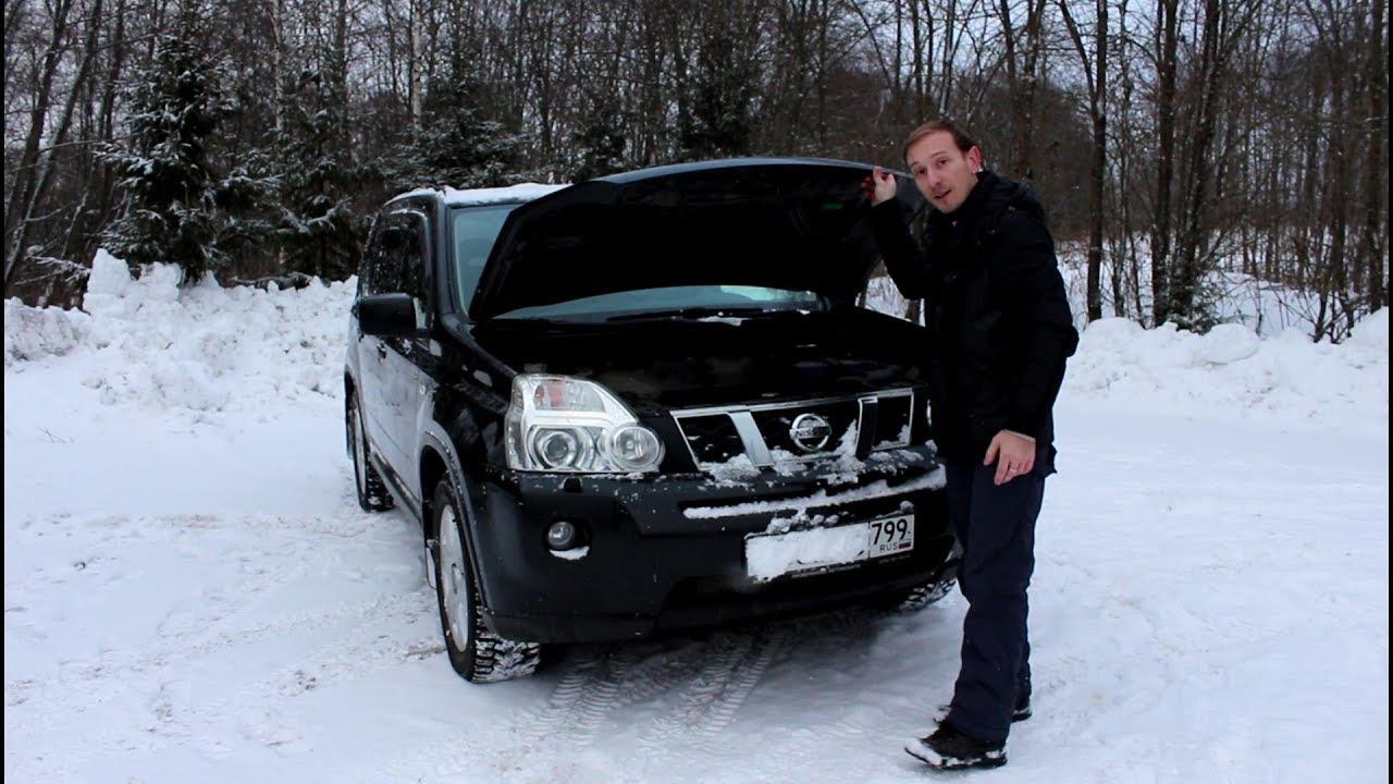 Обзор Nissan X-Trail. Замена, установка антенны.