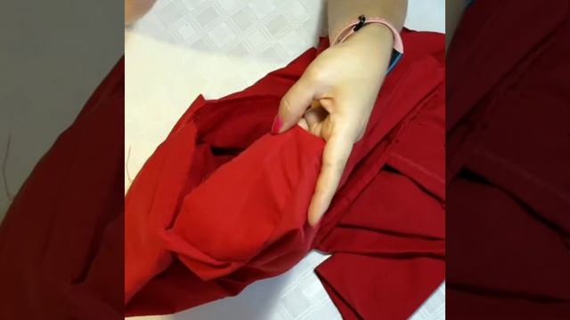 Как заменить протертую ткань на брюках \ Ремонт брюк \ Протерлась ткань на брюках