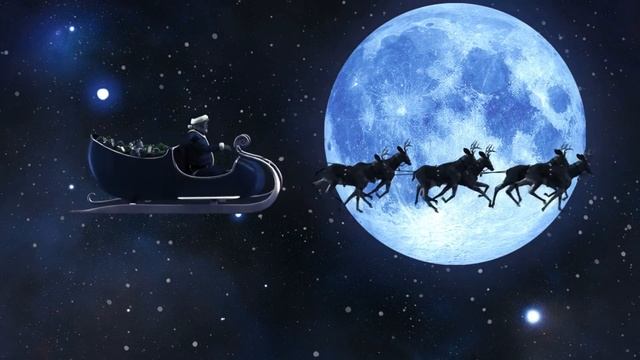 HD SANTA AND REINDEER OVERLAY смотреть онлайн