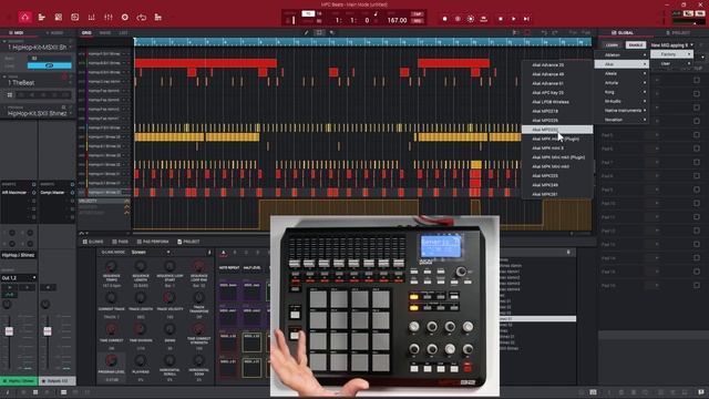 MPC Beats MIDI Controller Transport Setup (MMC And MIDI CC Methods)