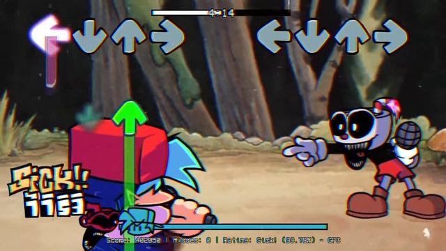 Friday Night Funkin' - Threefolding Knockout (Triple Trouble, but Cuphead) Mod [4k] смотреть онлайн