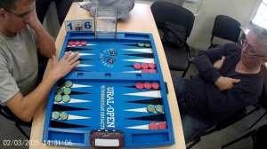 Короткие нарды. А.Барченков - С.Грецов. Чемпионат Челябинской области 2025. Полуфинал