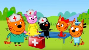 Детские мультики ТРИ КОТА, веселые мультфильмы для малышей, смотреть мультики три кота новые серии