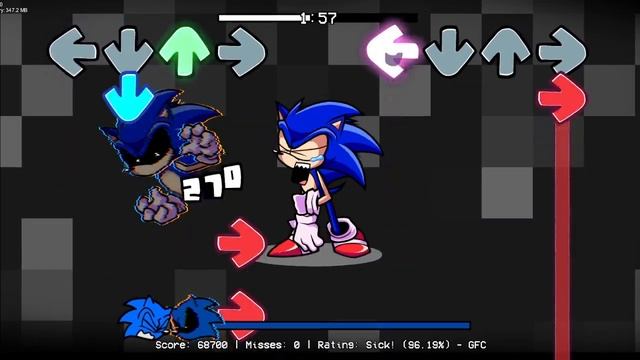 Lost My Mind V2 - Xain Vs Sonic High Effort | Friday Night Funkin'
