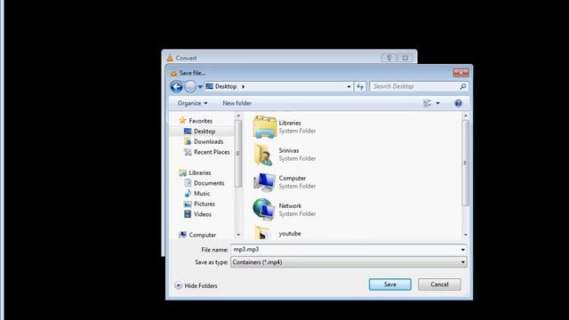 How to convert mp4 to mp3 with VLC tutorial in telugu смотреть онлайн