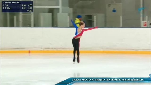 Мария БУБЕНКО 　マリア・ブベンコ　FP　«Кубок Петра Великого» (2 этап) смотреть онлайн