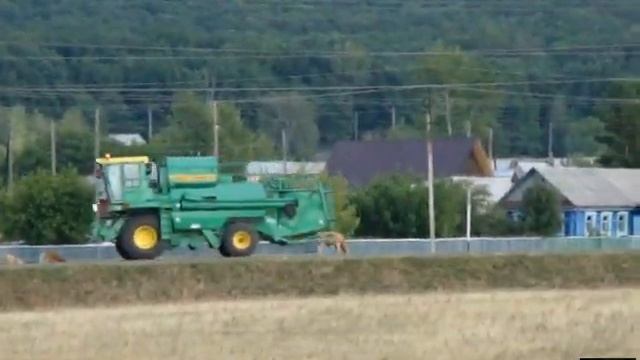 Driving new combines Rostselmash /// Перегон комбайнов Ростсельмаш смотреть онлайн