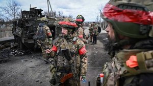 Минобороны показало кадры освобождения Гуева в Курской области