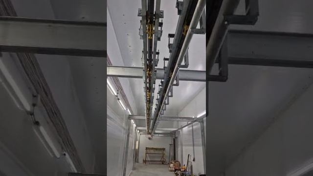 Подвесной конвейер трубчатого пути