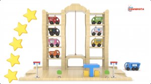 Учим цвета. Цветные МАШИНКИ / ПАРОВОЗ | Детский развивающий мультик 1+