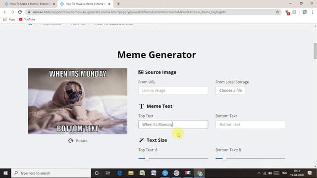 How to make a meme with movavi editor