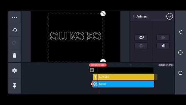Tutorial Membuat Teks Neon dengan KineMaster || YouTuber Pemula || Saling Subscribe смотреть онлайн
