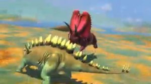Pentaceratops VS Tuojiangosaurus Fight
