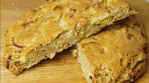 Луковый Пирог! Луковая лепёшка Без возни с тестом! Так Просто и так Вкусно