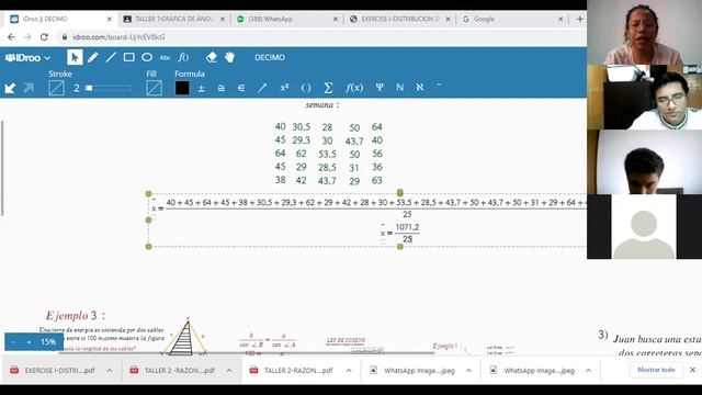 DECIMO-ESTADISTICA-EXERCISE I:MEDIDAS DE TENDECIA CENTRAL PARA DATOS AGRUPADOS(26/07) смотреть онлайн