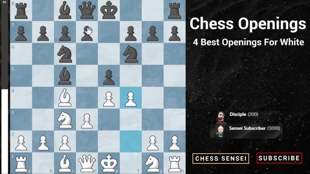 The 4 BEST Openings for white смотреть онлайн