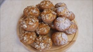 Рецепты постных МЕДОВЫХ кексов и ЯБЛОЧНЫХ маффинов ВЫПЕЧКА на СПАС