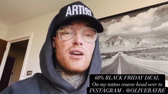 BLACK FRIDAY TATTOO COURSE DISCOUNT!!!! TALKING ABOUT NEXT FAKE SKIN TUTORIAL