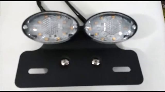 Dupla Lanterna De Led Traseira Lente Transparente P/ Motos Quad, Tourning, Custom, Chopper, Racer смотреть онлайн