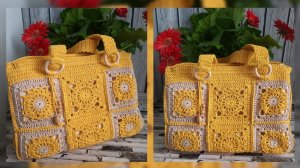 Сумка мотивами./ Подробное видео-описание