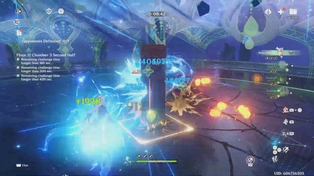 Wanderer Hypercarry & Neuvillette Hyberbloom | Genshin Impact 4.7 Abyss. смотреть онлайн