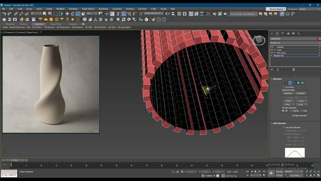 رسم الاشكال المنحنية في الثريدي ماكس | Organic shapes in 3ds Max смотреть онлайн