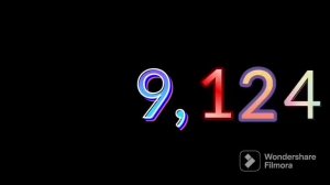 Numbers 0 to 1 million with sounds (Filmora version)