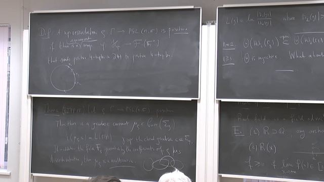 Marc Burger -- On the real spectrum compactification of Higher Teichmüller spaces смотреть онлайн
