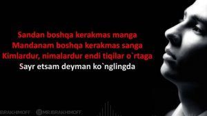 Shoxrux - Ayriliq Karaoke