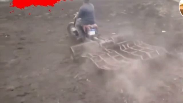 Боронование на мотоцикле смотреть онлайн