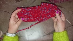 Экспресс мастер класс. Простые тапочки спицами