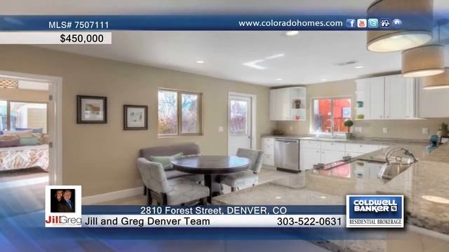 2810 Forest Street  DENVER, CO Homes For Sale | Coloradohomes.com