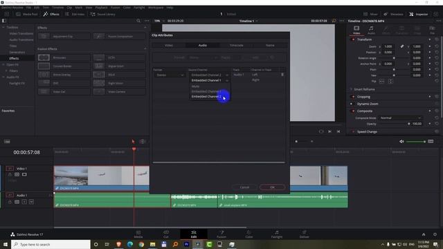 How to play sound in both speakers (Davinci Resolve, External Microphone, Dual-Mono) смотреть онлайн