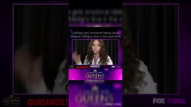 Lisa Raye Breaks down on Cocktails with Queens Over Meghan Markle - Claudia Jordan смотреть онлайн