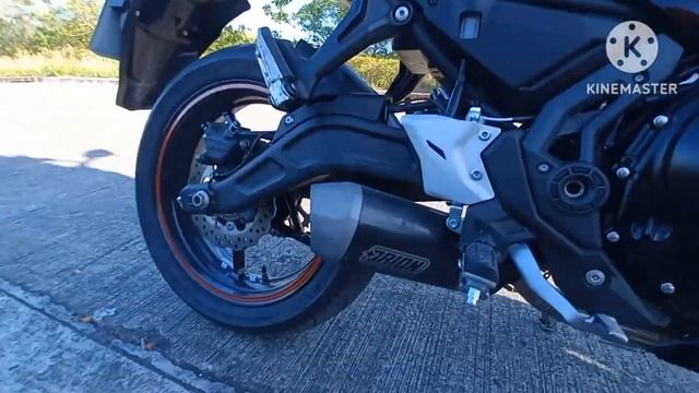 Kawasaki Ninja 2023 upgrade new exhaust pipe full set, gawa ng Orion Vmax.KATYA ORION MUFFLER смотреть онлайн