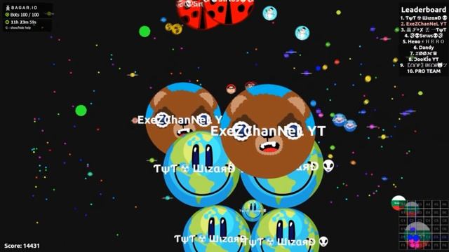 AGAR.IO - 33.000 SCORE | FREE 1000 BOTS BAGAR.IO смотреть онлайн