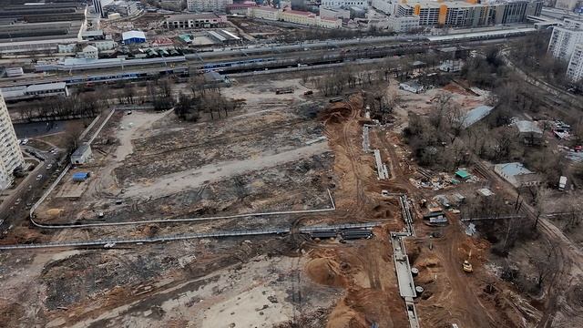 Снесенная бывшая продовольственная база на ул. Адмирала Макарова