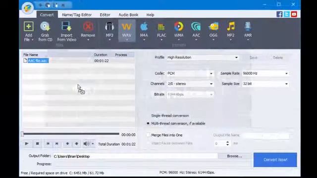 How to Convert AAC to WMA quickly & easily - Beginner's tutorial (PC & Mac) смотреть онлайн