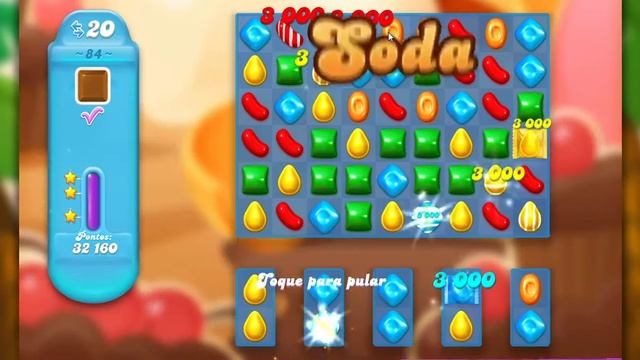 Candy Crush Soda Saga - Fase 00084 - Jardim de Mel смотреть онлайн