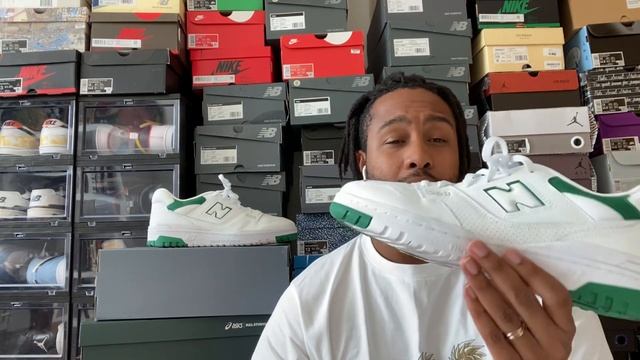 New Balance 550 White Classic Pine- BB550SWB - On Foot Review смотреть онлайн