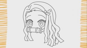 Как нарисовать девочку ( девушку) НЕЗУКО