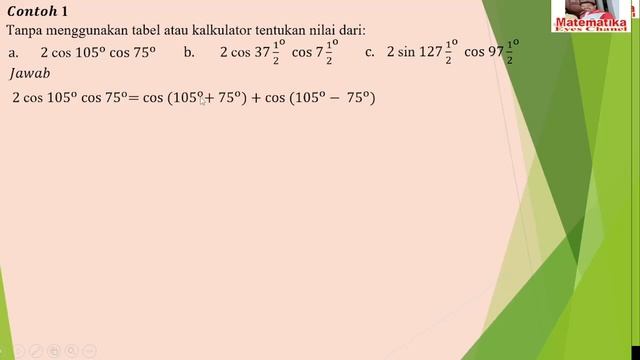 2 sin ∝ cos 𝛽, 2 cos ∝ sin 𝛽. Perkalian Sinus dan Kosinus _ Matematika Peminatan SMA Kls 11 Smtr смотреть онлайн