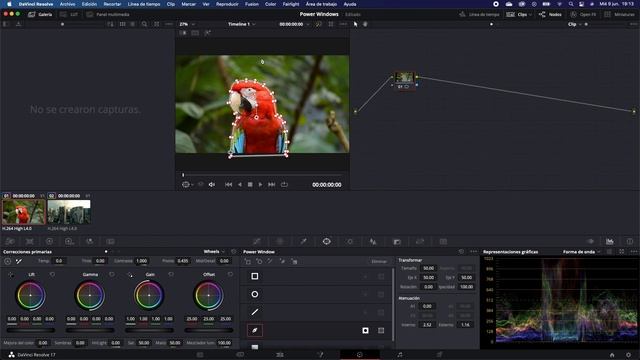 Utilizar Power Windows en DaVinci Resolve 17 смотреть онлайн