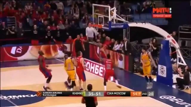Khimki Moscow Region - CSKA Moscow 23 Mar 2018 Euroleague смотреть онлайн