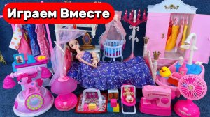 Играем в куклы БАРБИ ! Кукольный Домик Барби ! Ребёнок Барби ! Видео для детей 💖